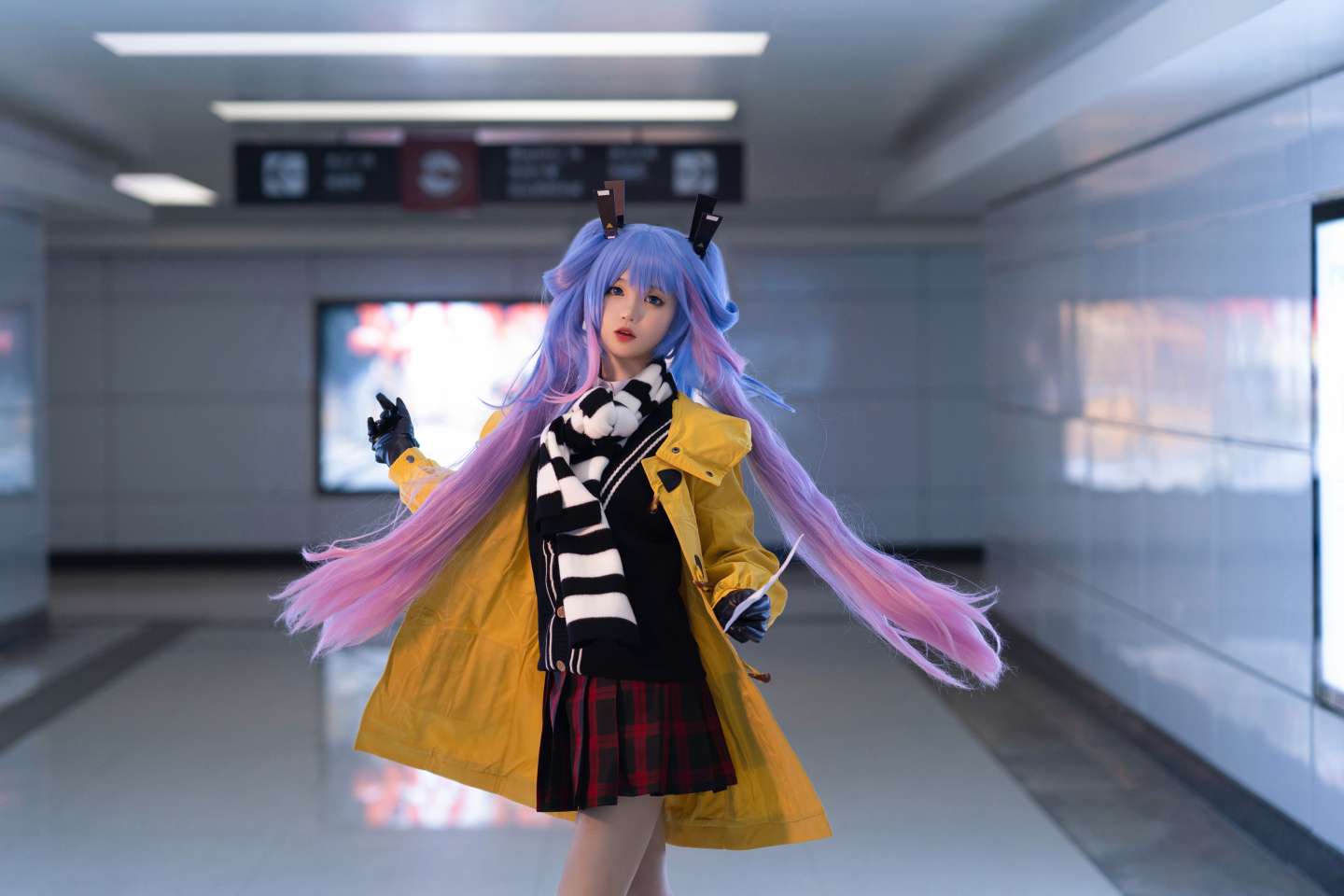 王者荣耀孙尚香cos 杀手不太冷